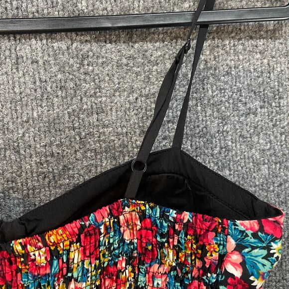 Band of Gypsie Dress Womens S Floral Sleeveless Fit Flare Cottage Pin Up Swing - Picture 6 of 10